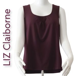Liz Claiborne women's sleeveless top